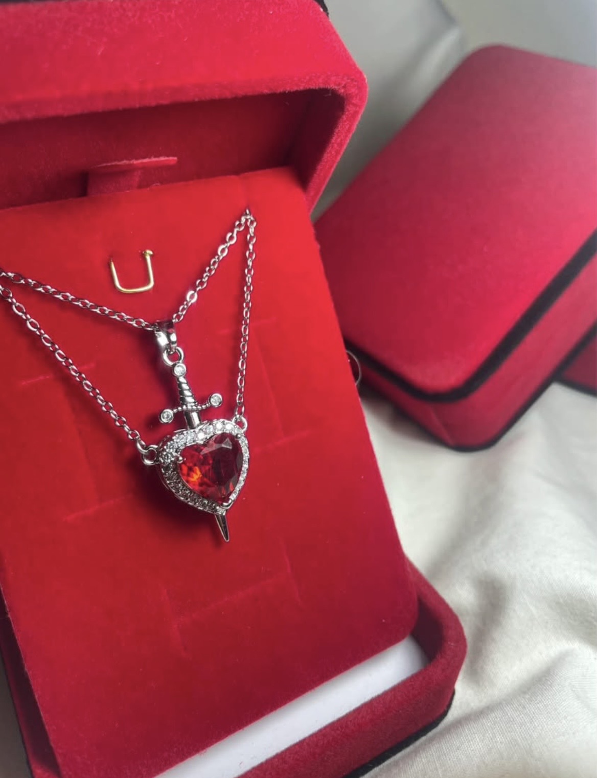Collier Cœur Transpercé